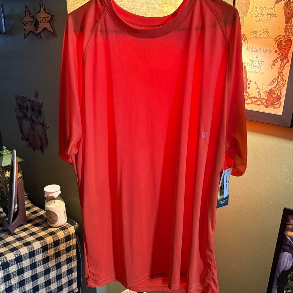 Old Navy Men's Bright Orange Short Sleeve Tee